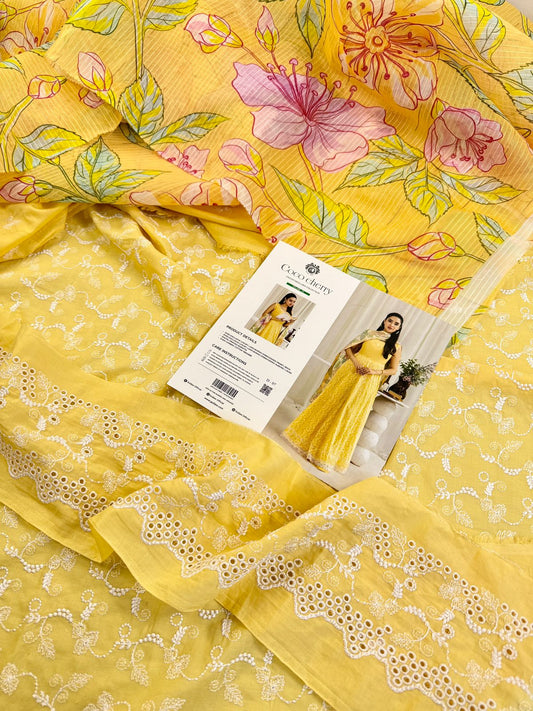 CHICKANKARI LAWN 3 PC