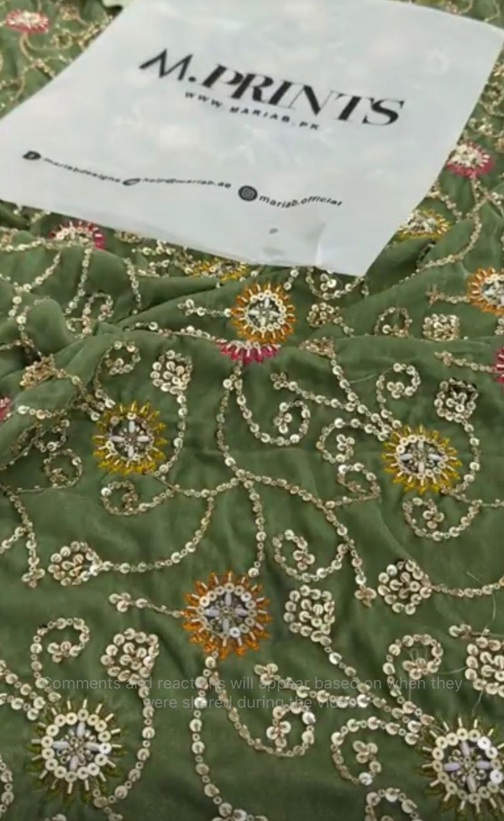 MARIA B EMB VELVET 2 PC