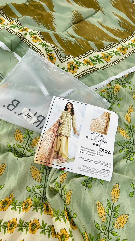 MARIA B LINEN 3 PC