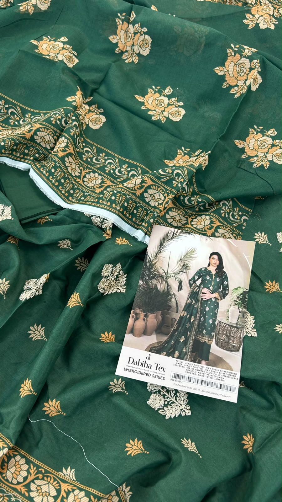 ZESH EMB LAWN 3 PC LOT