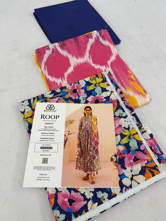 GULL JEE LAWN CAMBRIC 3 PC