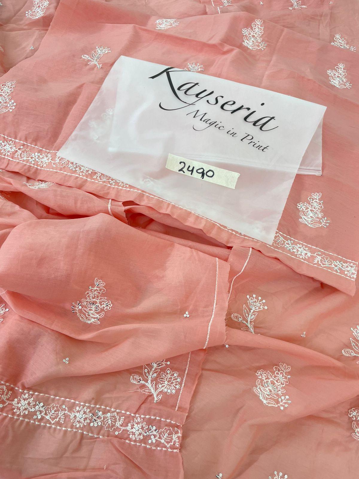 KAYSERIA EMB 2 PC SHIRT TROUSER