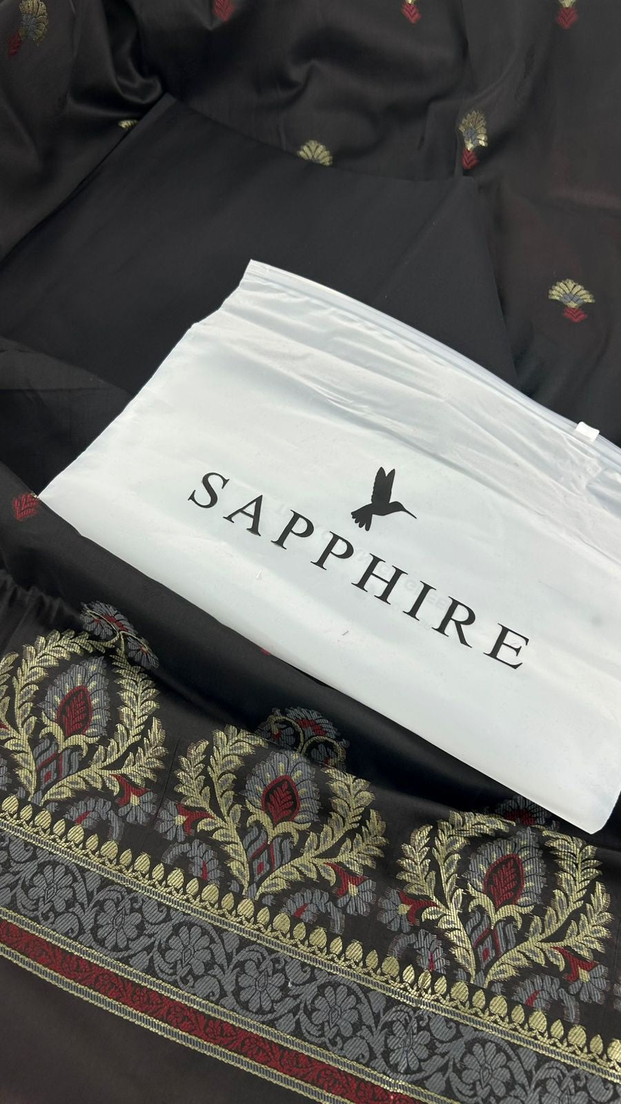 SAPPHIRE LAWN JACQUARD 3 PC