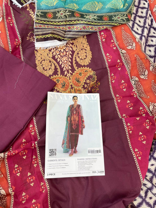 SANA SAFINAZ LAWN 3PC