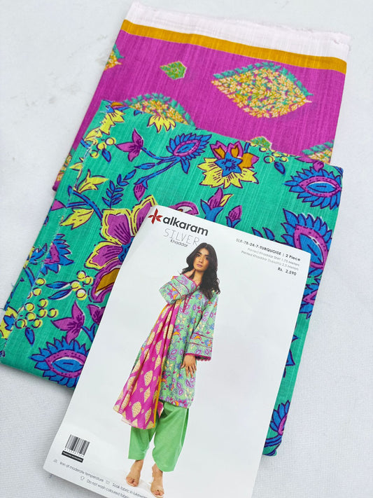 ALKARAM KHADDAR SHIRT DUPTA 2 PC