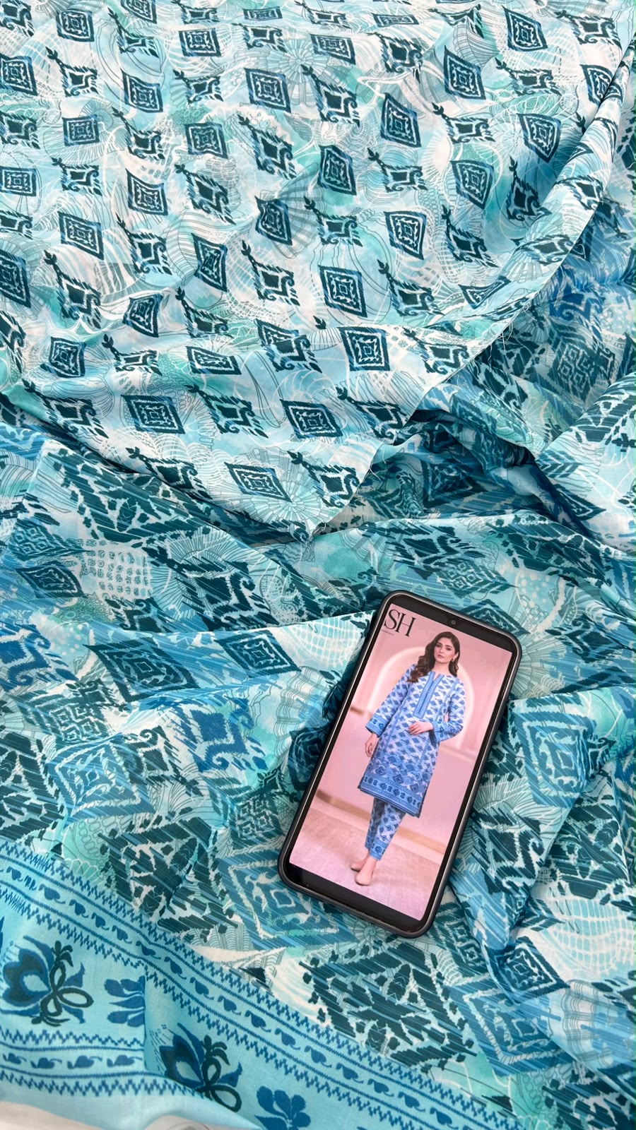ZESH 2 PC LAWN SHIRT TROUSER