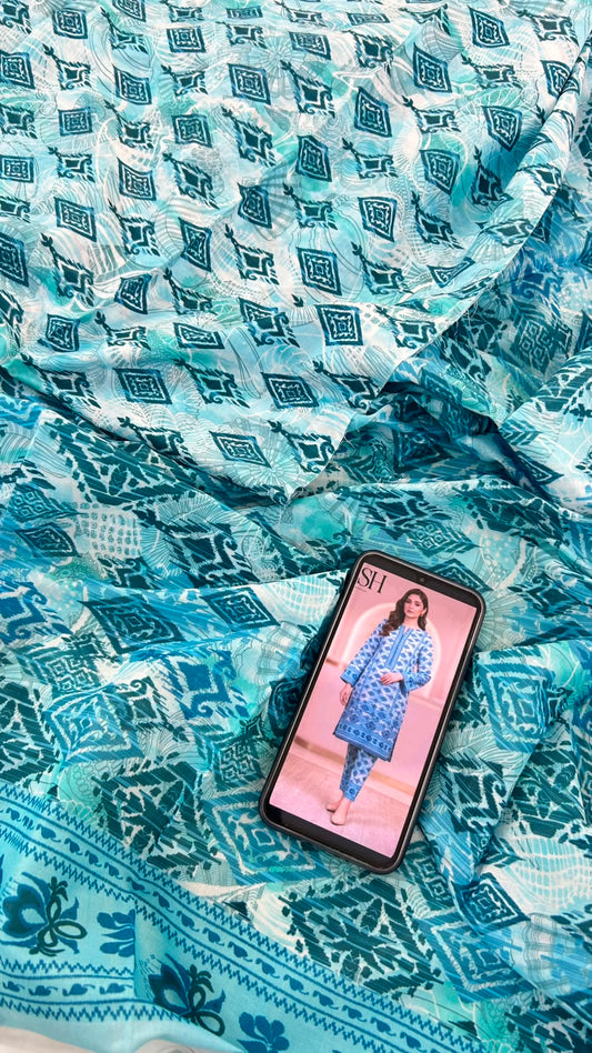 ZESH 2 PC LAWN SHIRT TROUSER