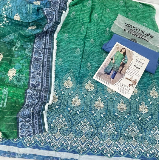 GRAND-LAWN BANADORA EMB 3 PC WITH LAWN EMB DUPATTA