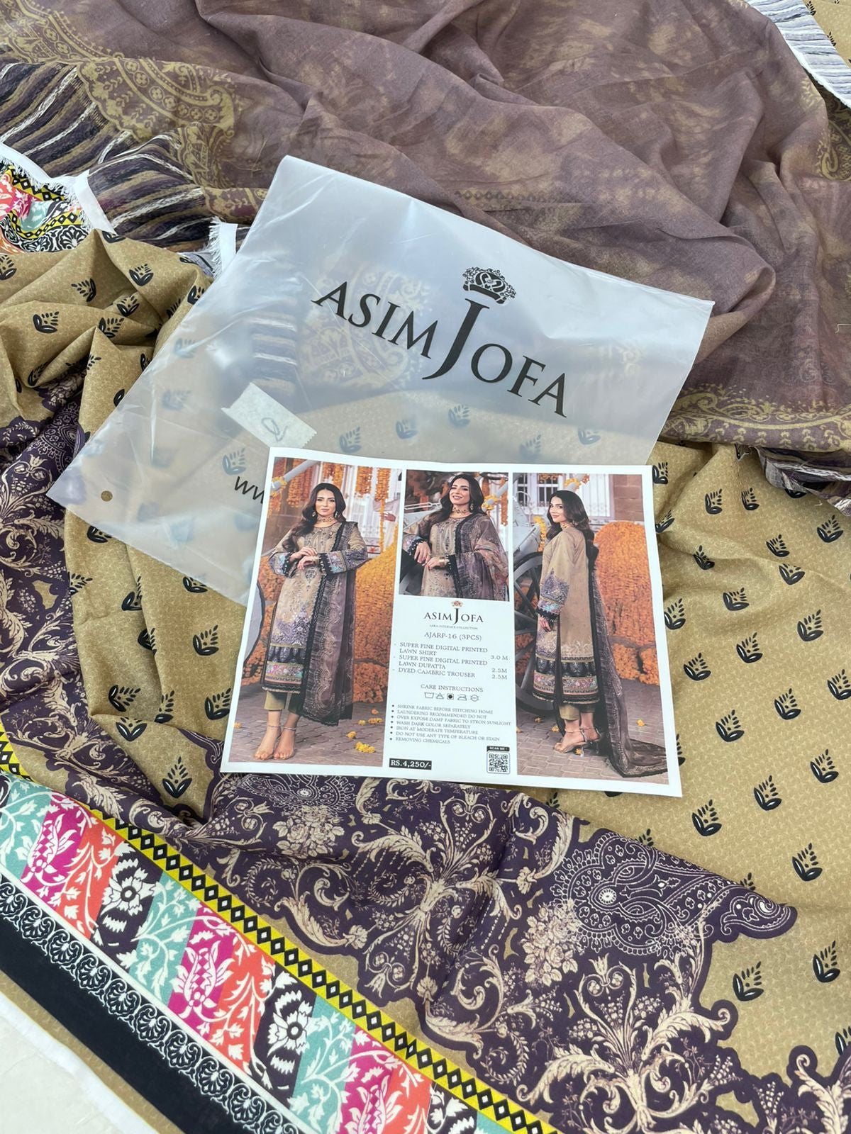ASIMJOFA LAWN 3PC
