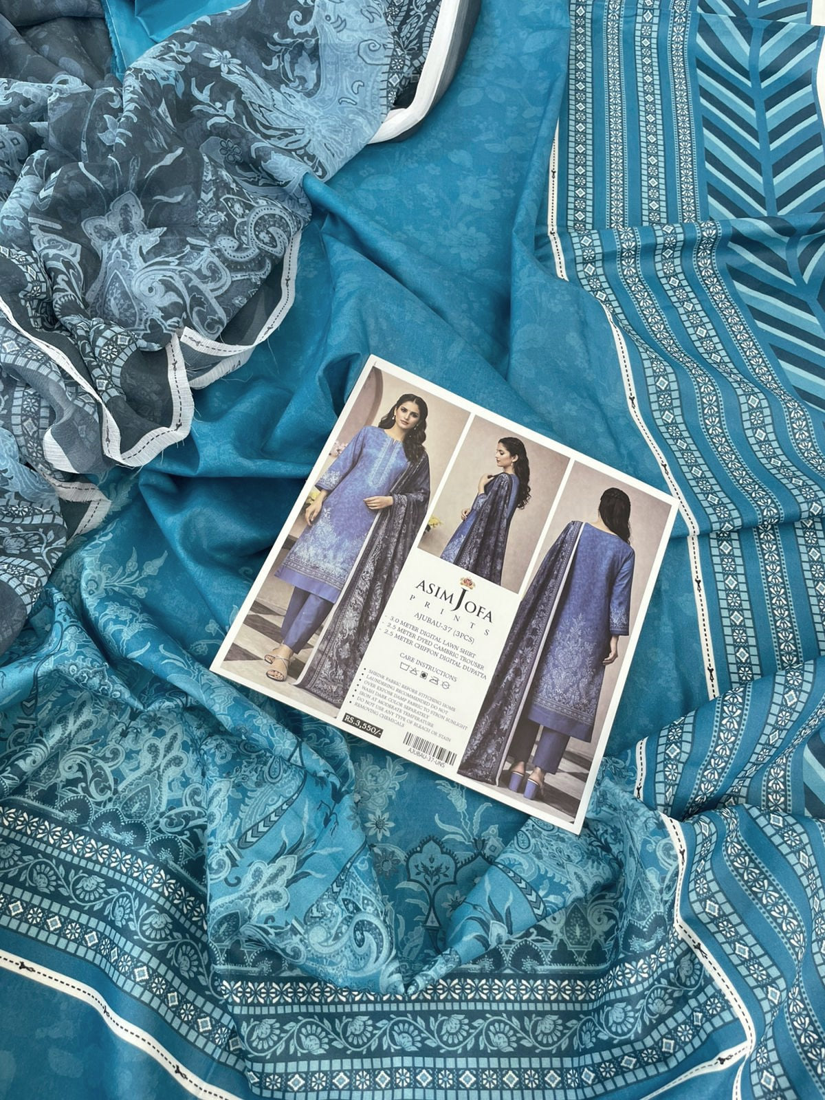 ASIMJOFA LAWN 3 PC