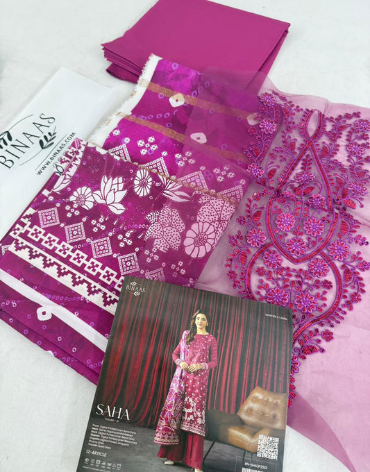 GULL JEE EMB LINEN 3 PC