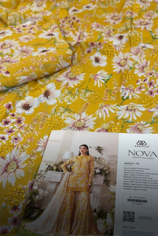 NOVA LAWN EMB 3 PC