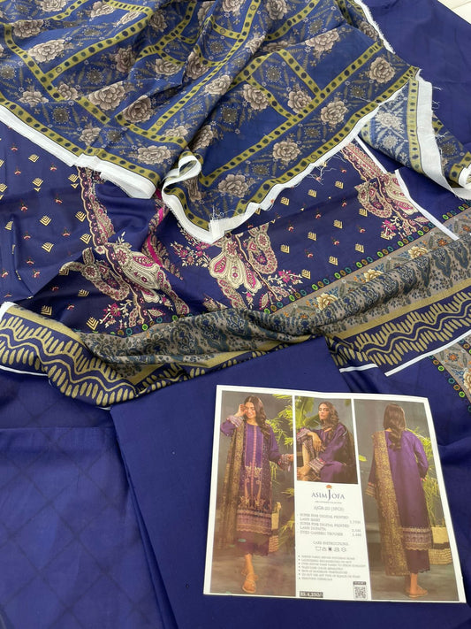 ASIM JOFA LAWN 3 PC