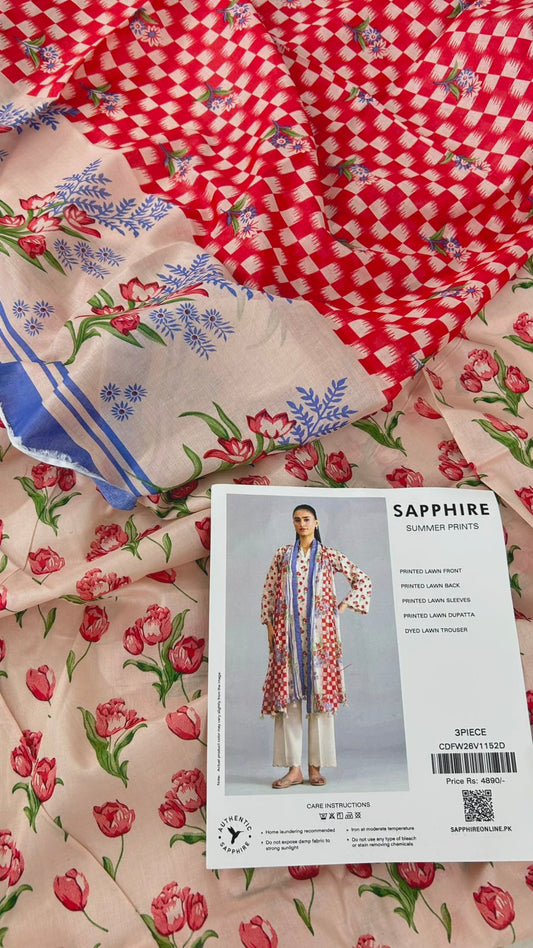 SAPPHIRE LAWN 3 PC
