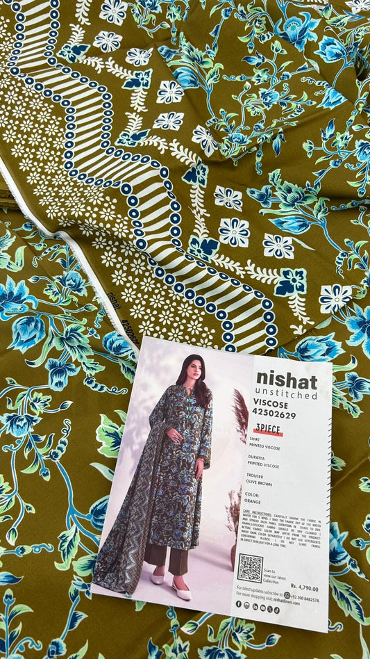 NISHAT VISCOSE 3 PC