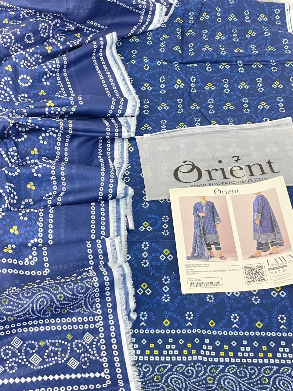 GRAND-ORIENT LAWN 2 PC SHIRT DUPATTA