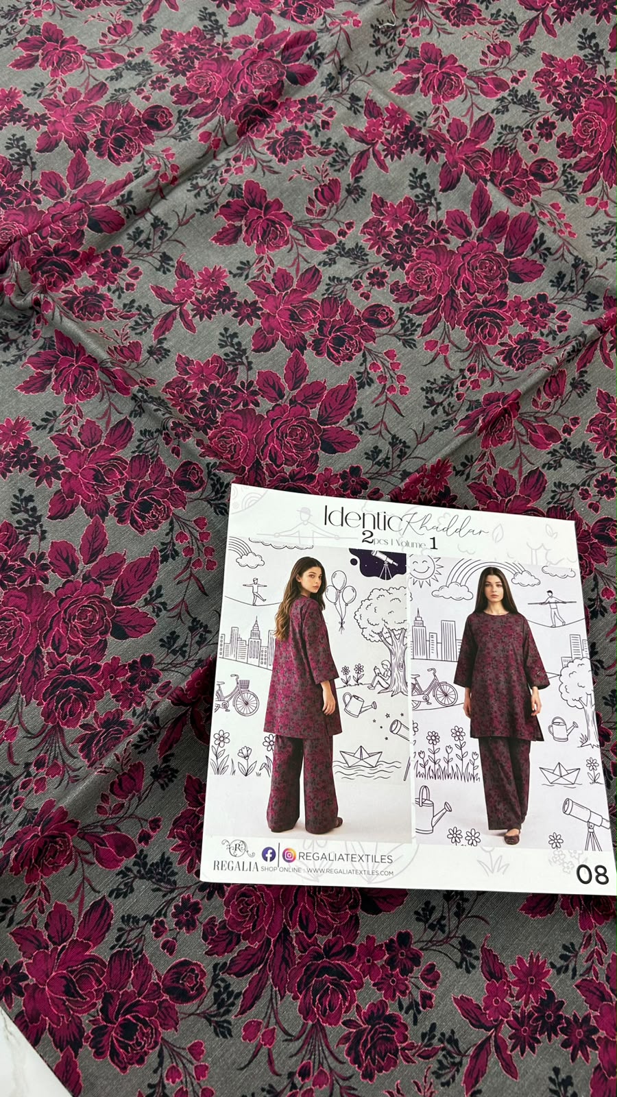 KHADDAR 2 PC SHIRT TROUSER