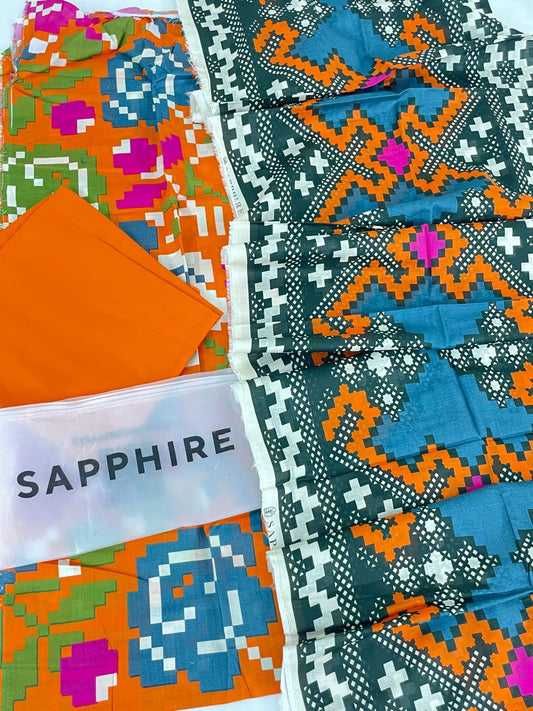 SAPPHIRE LAWN 3 PC