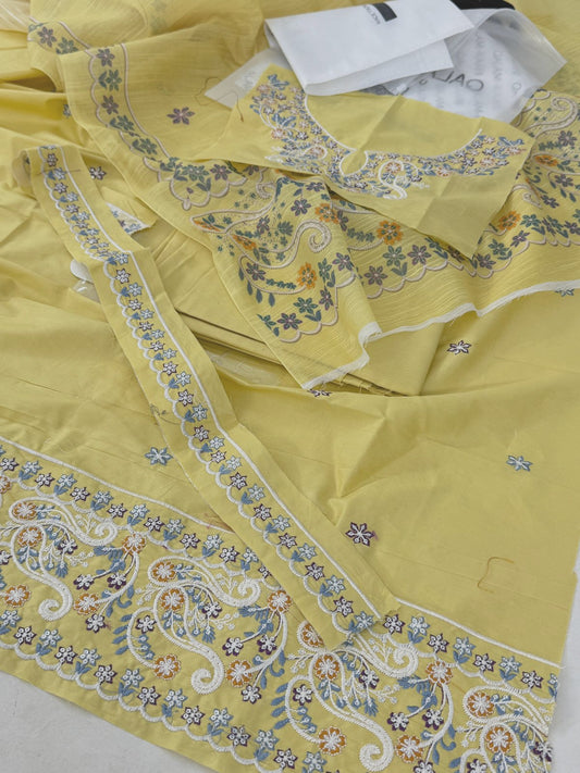 QALAMKAARI EMB 2 PC SHIRT DUPATTA
