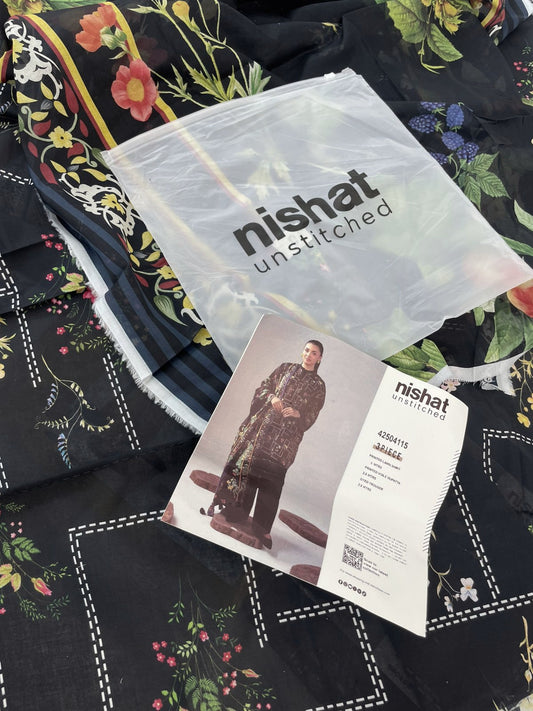 NISHAT LAWN 3 PC