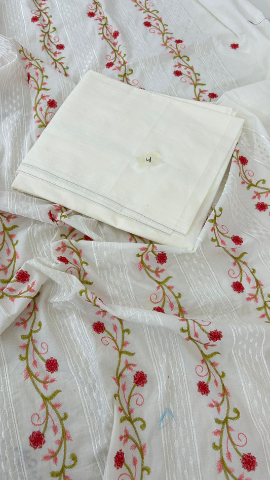 BAREEZE EMB 2PC SHIRT TROUSER