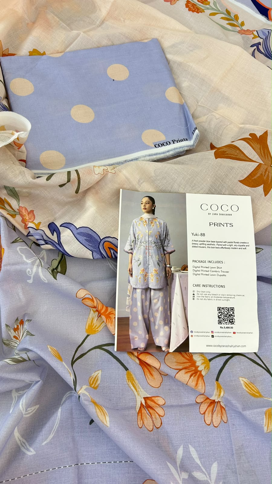 COCO ZARASHAH LAWN 3 PC