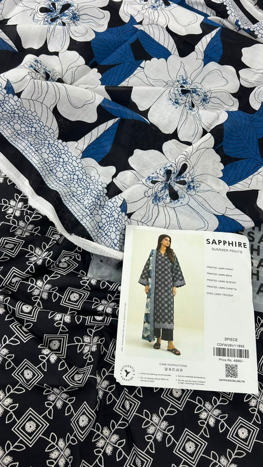 SAPPHIRE LAWN 3 PC