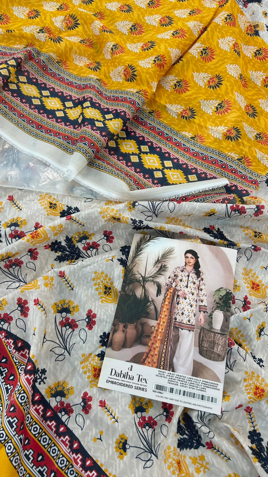 ZESH EMB LAWN 3 PC LOT