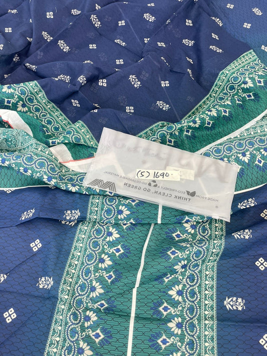 MIX BRAND 2 PC LAWN SHIRT DUPATTA