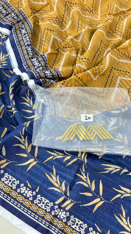 MIX BRAND 2 PC SHIRT DUPATTA