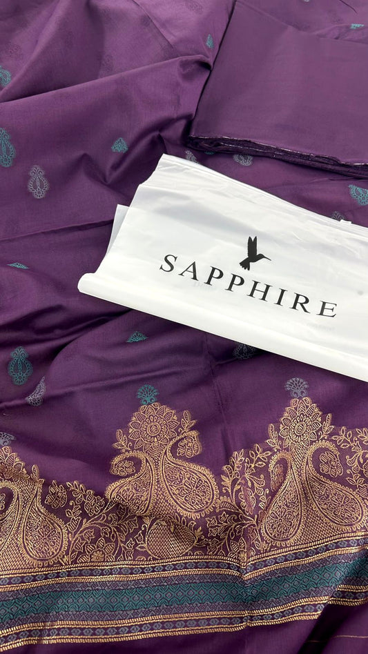SAPPHIRE LAWN JACQUARD 3 PC