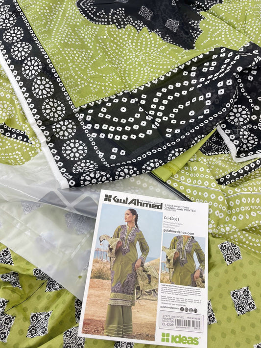 GULAHMED CHUNRI 3 PC LAWN
