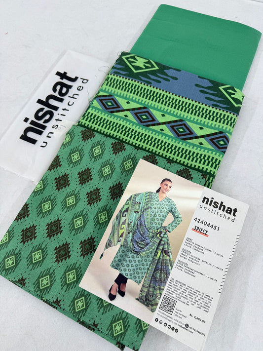 NISHAT KHADDAR 3 PC
