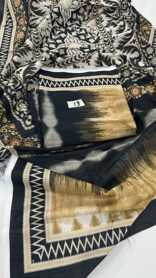 ETHNC 2 PC KHADDAR (DUPATTAY) DEAL