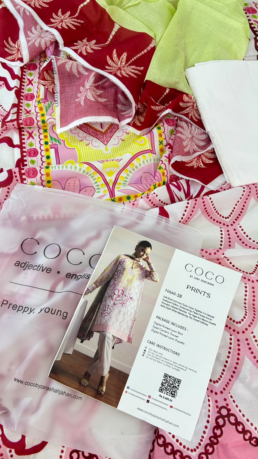 COCO ZARASHAH LAWN 3 PC