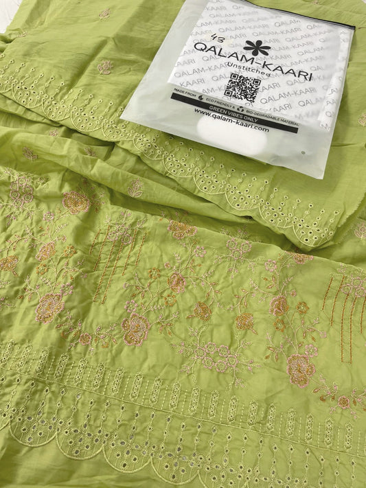 QALAMKAARI 2 PC EMB SHIRT TROUSER