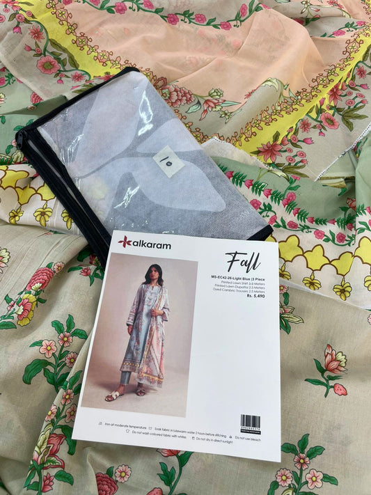 ALKARAM LAWN 3 PC