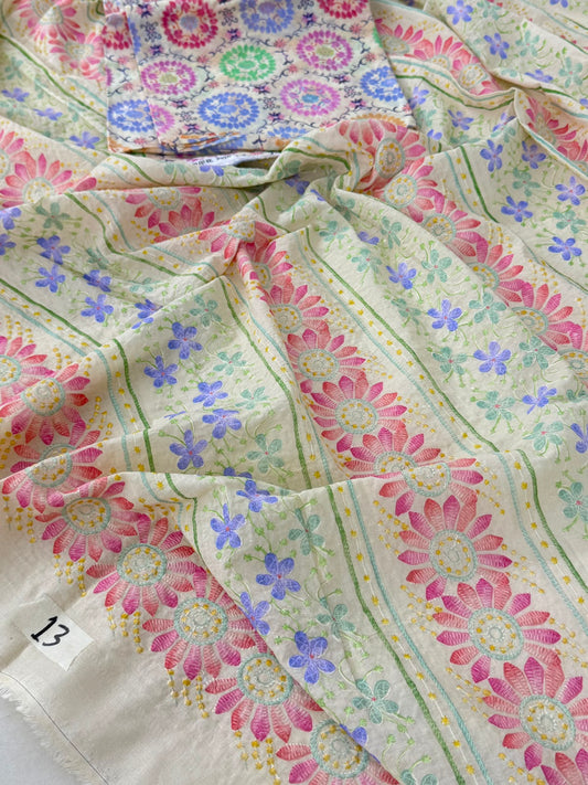 CHICKANKARI LAWN LUXURY 2 PC SHIRT TROUSER