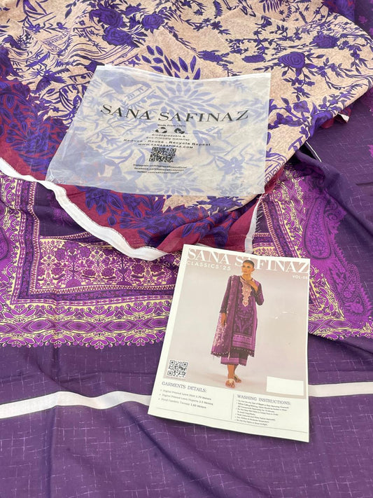 SANA SAFINAZ LAWN 3  PC