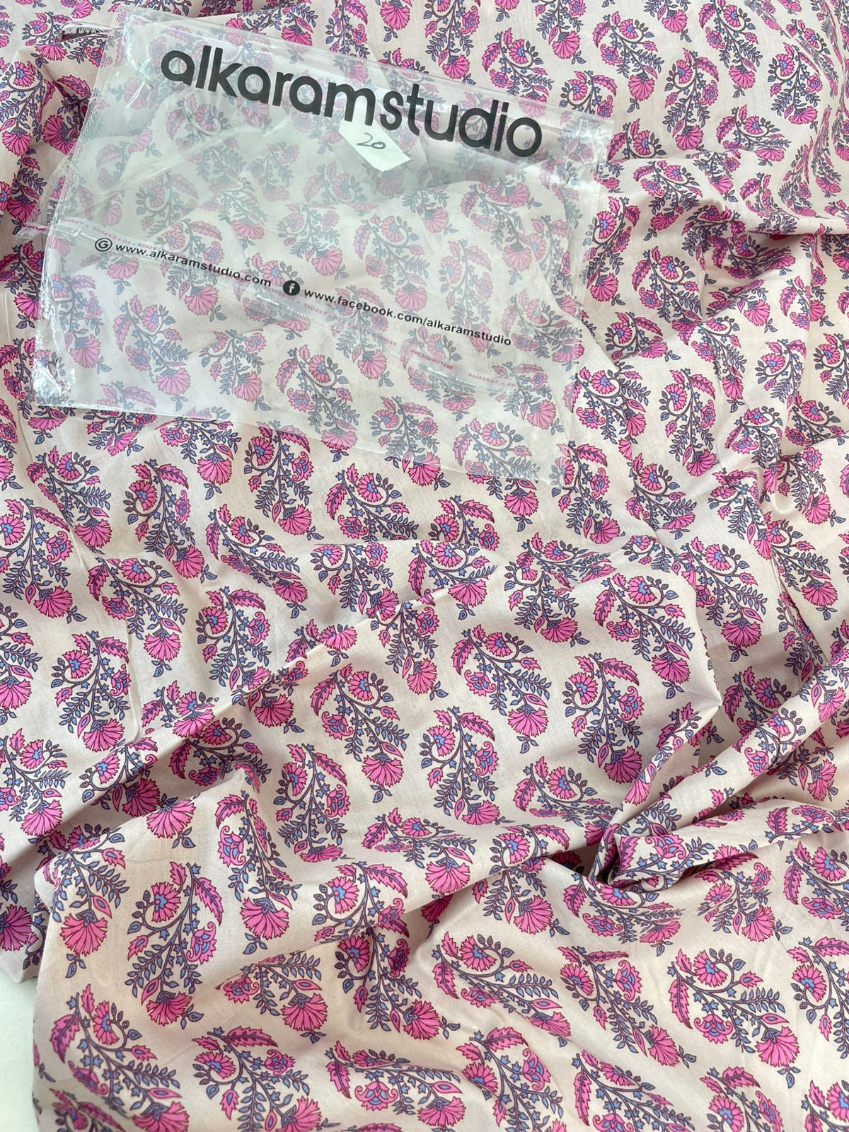 ALKARAM 2 PC SHIRT TROUSER ALLOVER