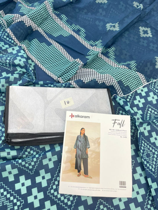 ALKARAM LAWN 3 PC