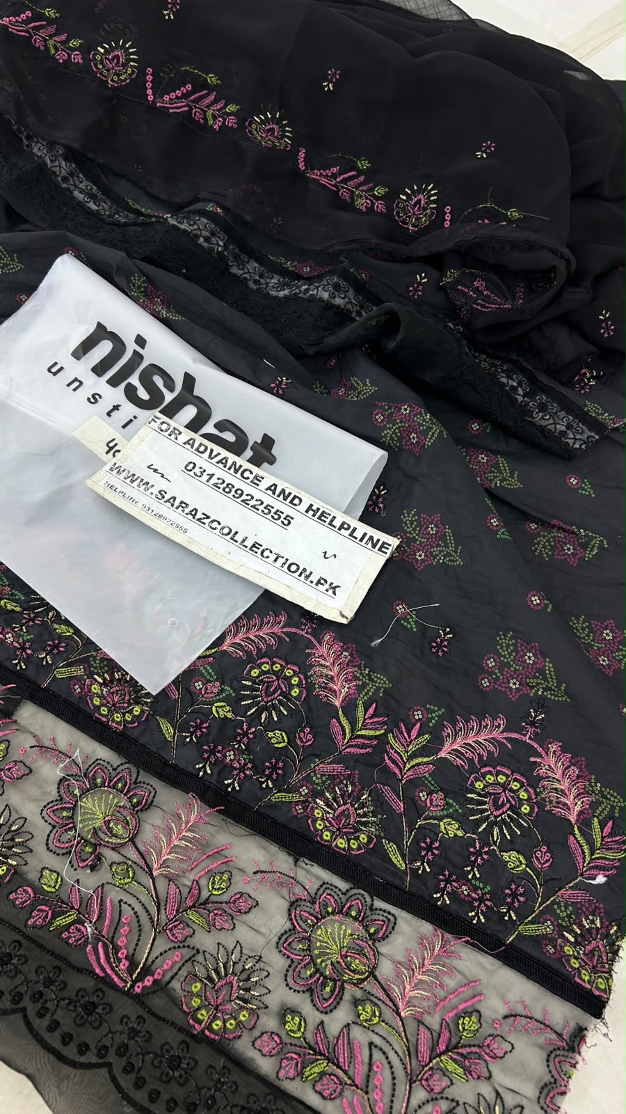 NISHAT EMB 2 PC SHIRT DUPATTA