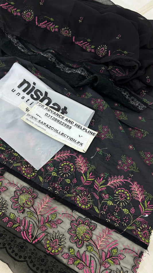 NISHAT EMB 2 PC SHIRT DUPATTA