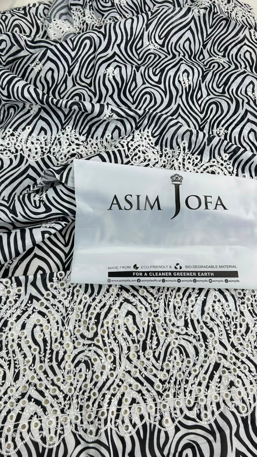 ASIMJOFA CHICKANKARI SHIRT