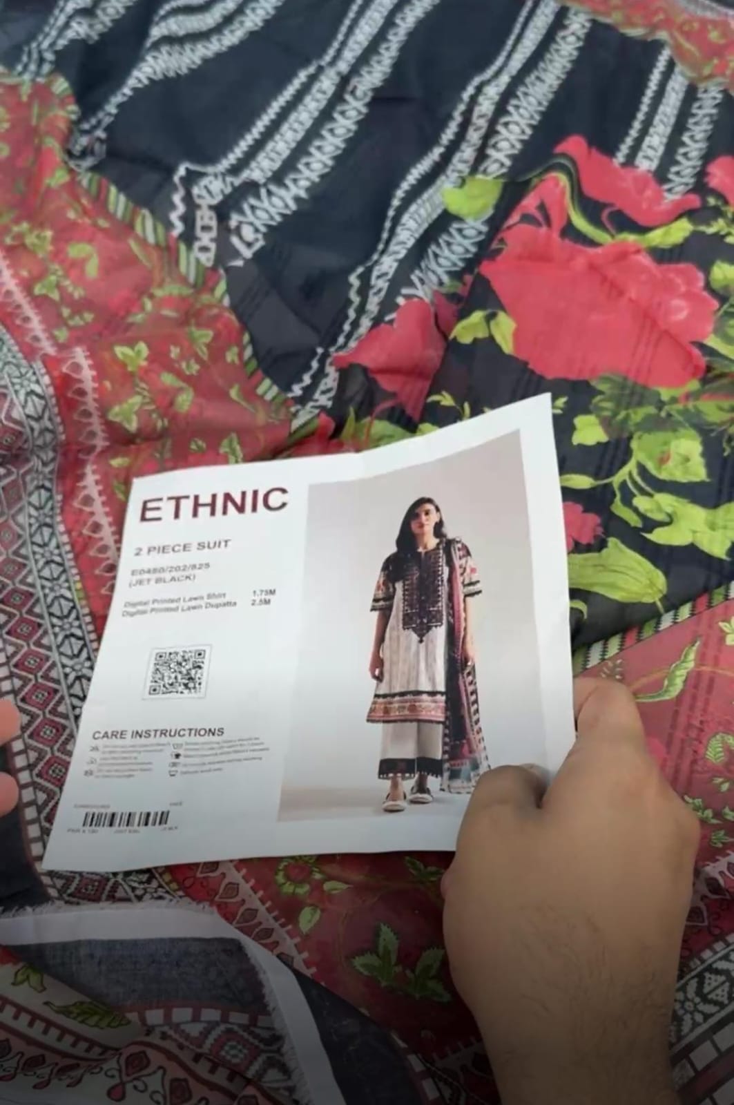 ETHNC LAWN 2 PC SHIRT DUPTA