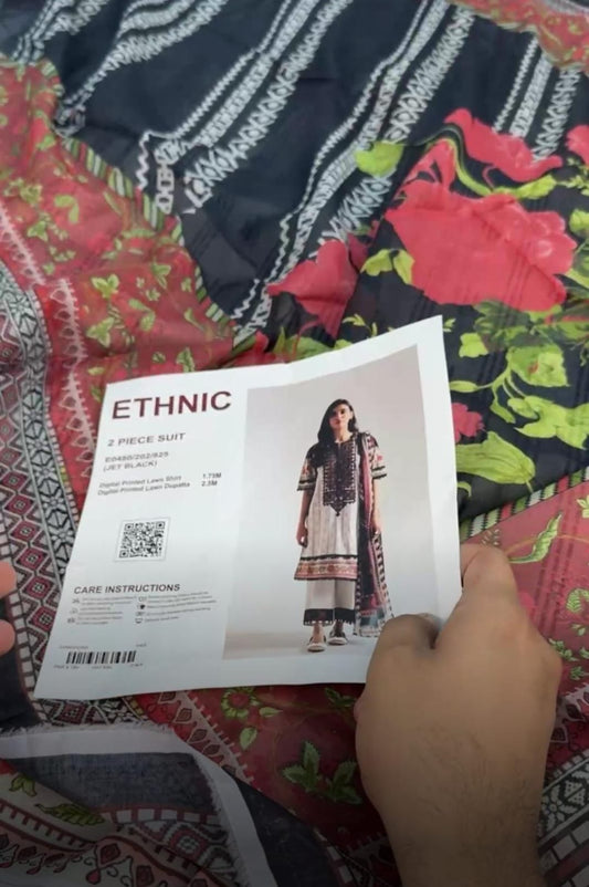 ETHNC LAWN 2 PC SHIRT DUPTA