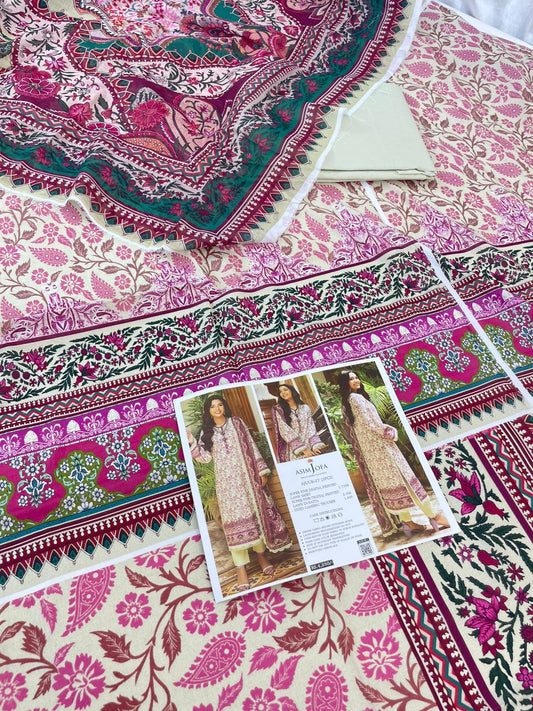 ASIM JOFA LAWN 3 PC