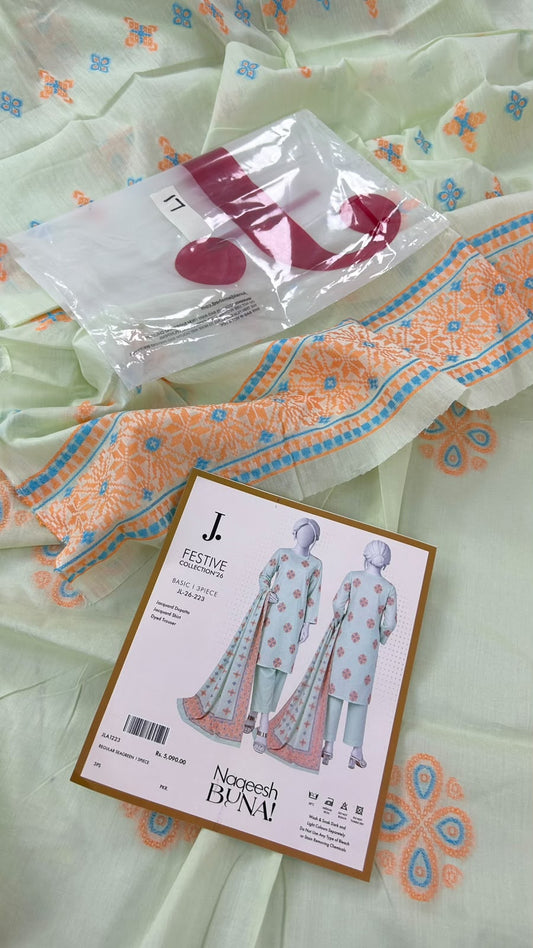 J. JACQUARD LAWN 3 PC