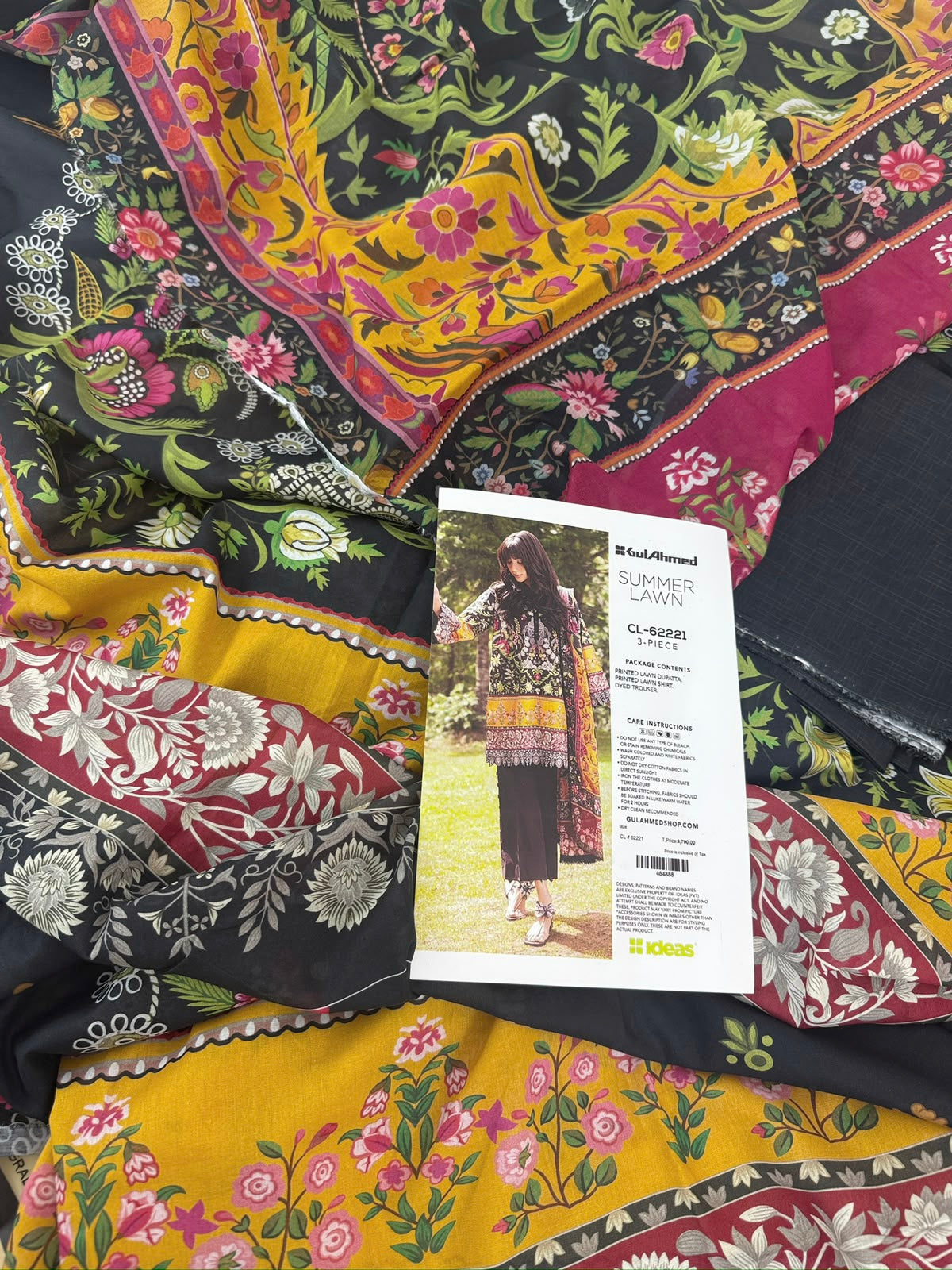 GULAHMED LAWN 3 PC