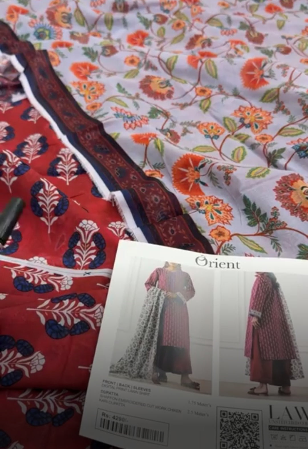 ORIENT LAWN 2 PC SHIRT DUPTA